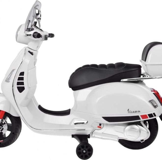 Elektrický skútr Vespa GTS Super pro děti – Bílá