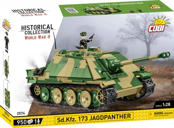 Model tanku Sd.Kfz. 173 Jagdpanther - 950 dílků