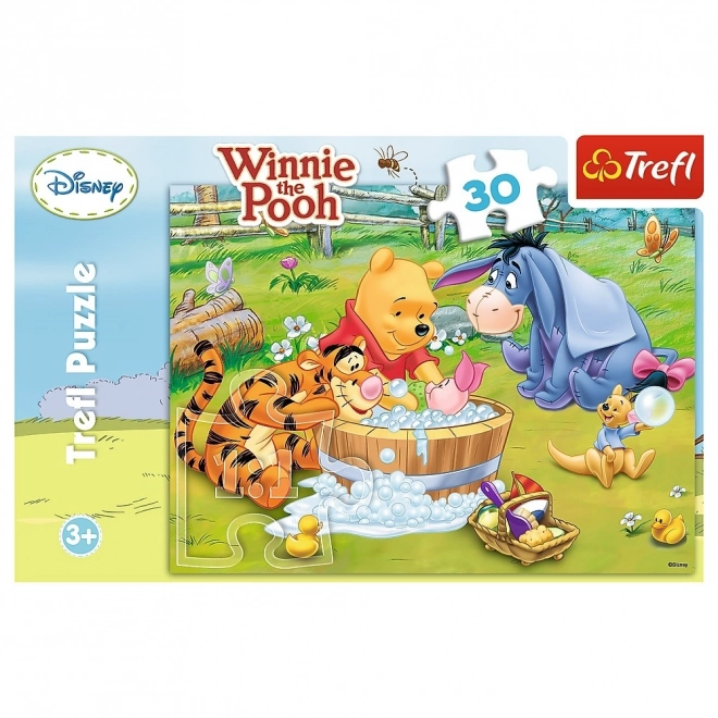 Puzzle Koupel Prosiáčka - Kubuš Pú