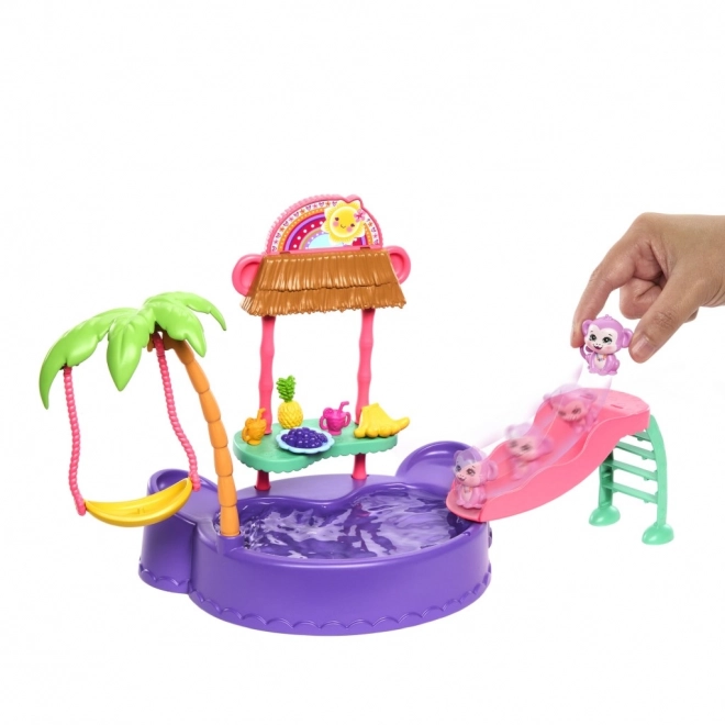 Sada Enchantimals Tropical Pool + panenka Monkey
