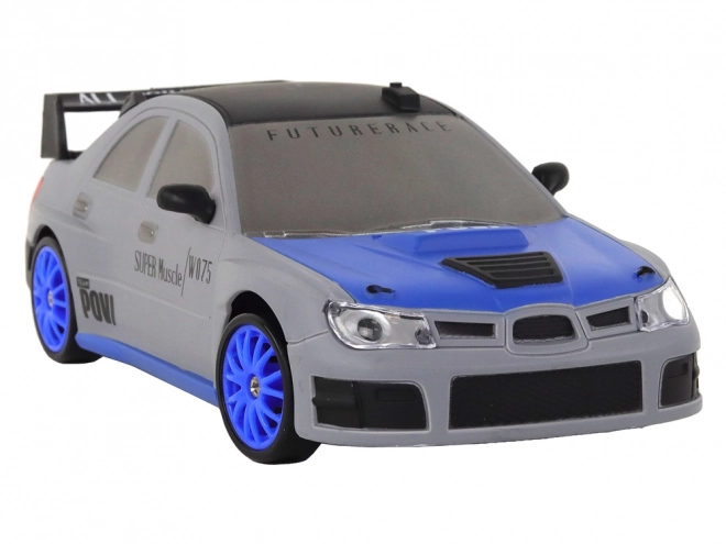 Dálkově ovládané sportovní auto R/C 1:24 vyměnitelná kola – šedé