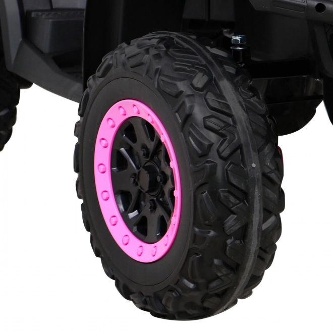 Čtyřkolka XT-Speed pro děti Růžová + 4x4 + EVA + Pomalý start + Rádio MP3 + LED dioda