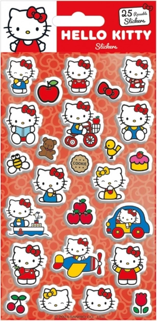 Hello Kitty 3D samolepky