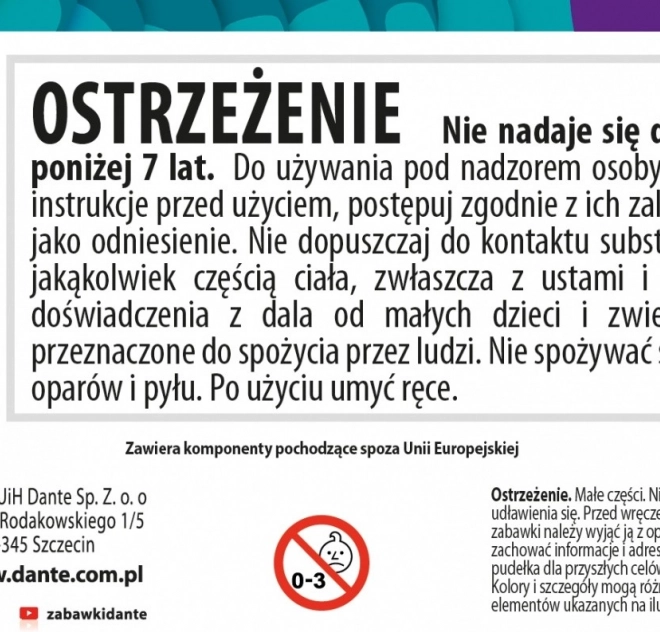 Zestaw Slumi Science - Antistresový Chameleon