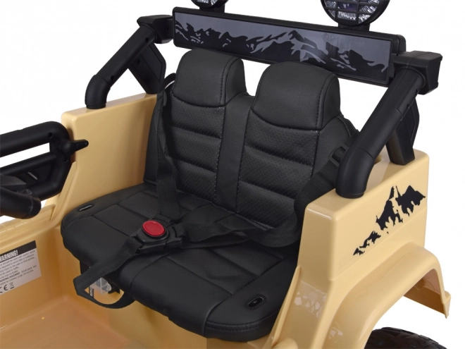 Elektrické autíčko Toyota FJ Cruiser pro děti – Béžová