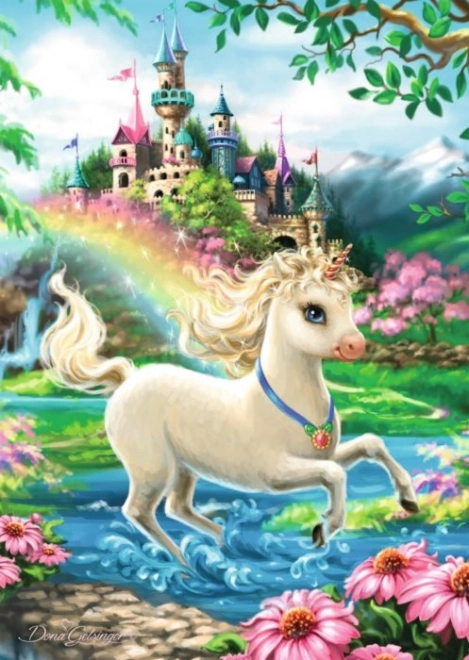 Puzzle zámek jednorožce RAVENSBURGER 35 dílků