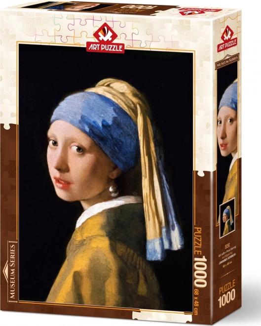 ART PUZZLE Puzzle Dívka s perlou 1000 dílků