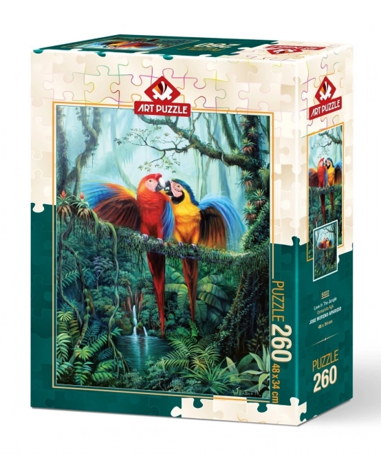 ART PUZZLE Puzzle Láska v džungli 260 dílků