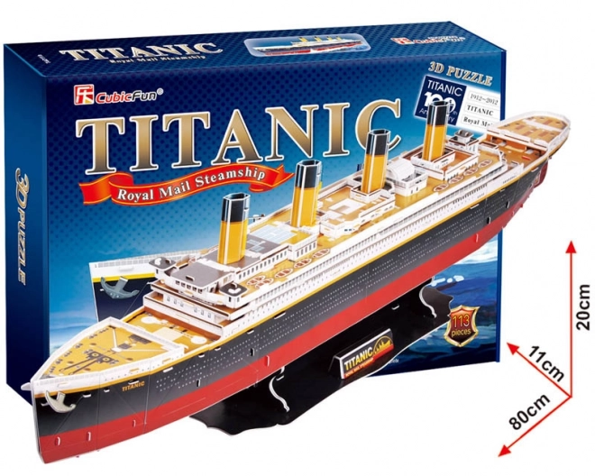 3D puzzle Titanic sady