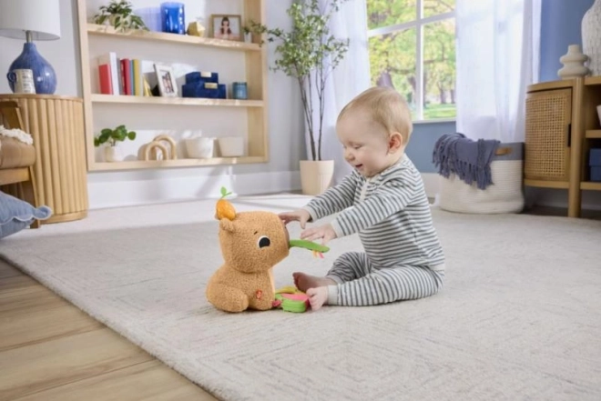 Fisher-Price plyšová hračka kapybara s příslušenstvím