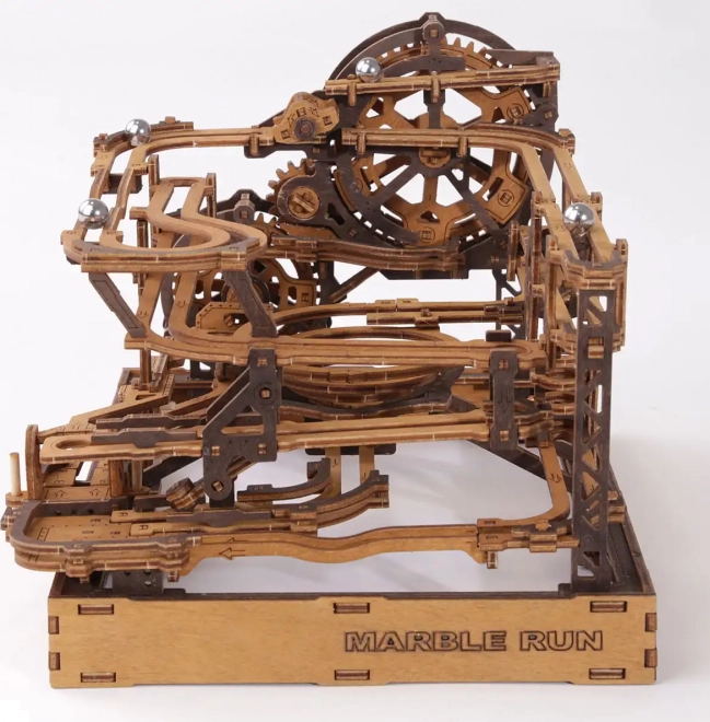 Dřevěná kuličková dráha 3D puzzle