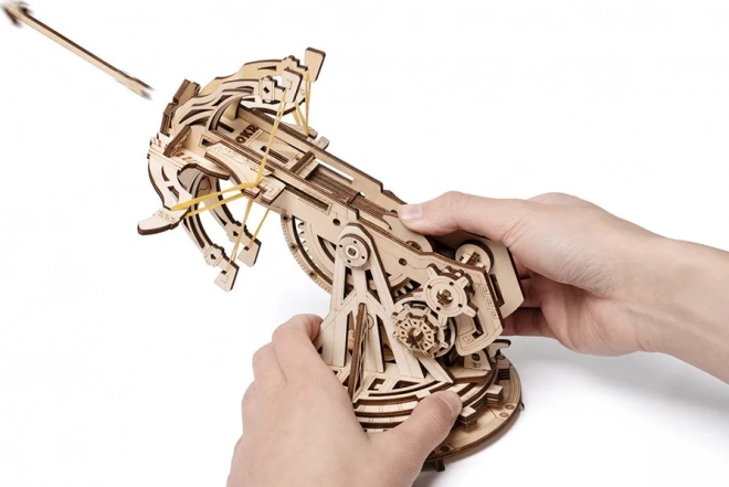 RoboTime 3D dřevěné mechanické puzzle Obléhací balista