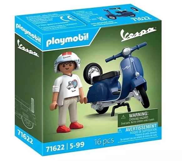 Sada figurek Playmobil Vespa 150 Sprint Veloce 1969 modrá