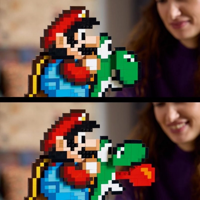 Super Mario kostky 71438 Mario a Yoshi