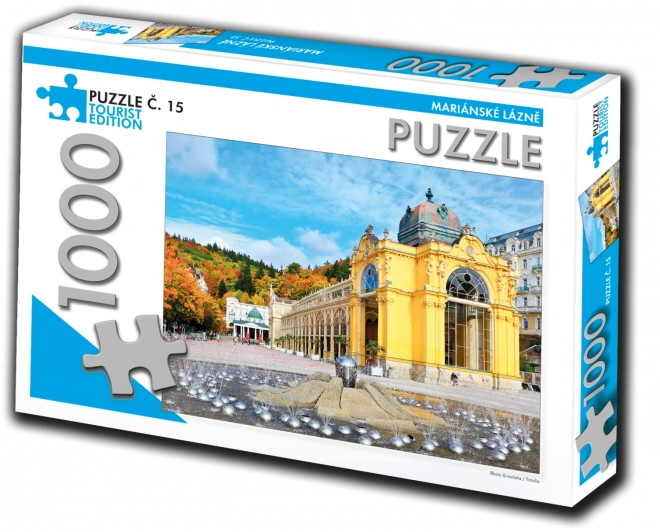 Turistické puzzle Mariánské Lázně 1000 dílků