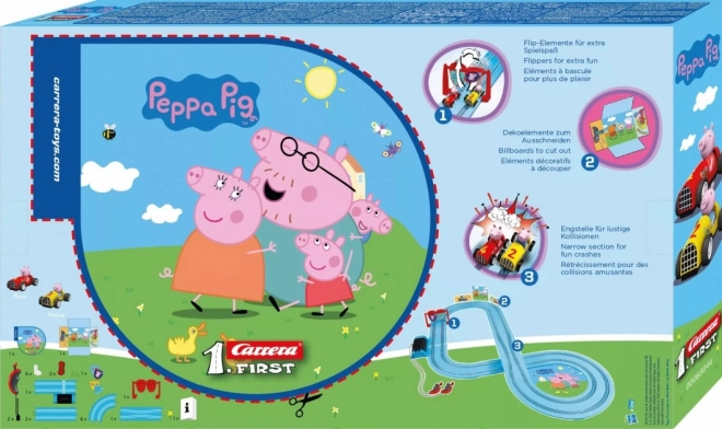 Autodráha Carrera First - Prasátko Peppa