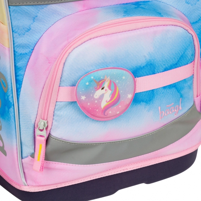 Školní aktovka Zippy Plus Rainbow Unicorn