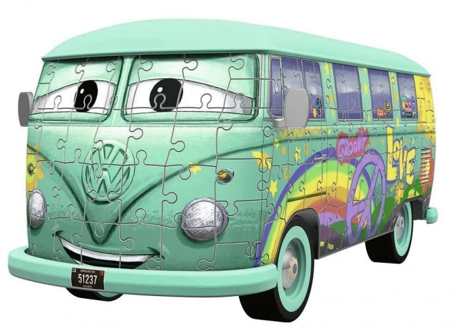 RAVENSBURGER 3D puzzle Autobus Cars: Fillmore 162 dílků