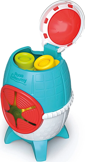 Vesmírná raketa s úložným boxem