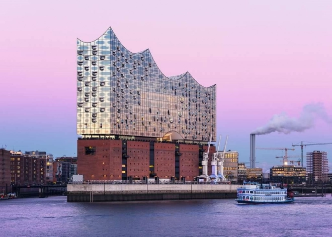 Puzzle Labská filharmonie Hamburk 1000 dílků