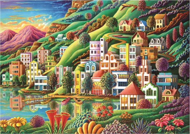 EDUCA Puzzle Skrytý přístav 500 dílků