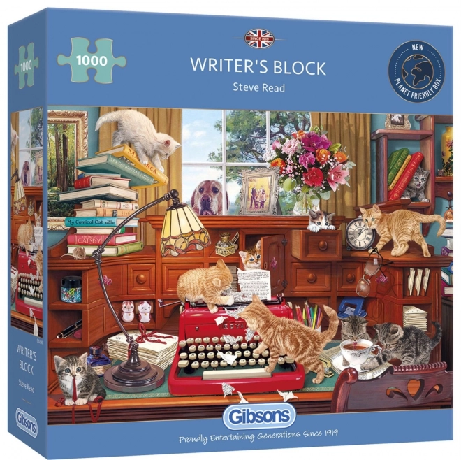 Puzzle Typická muka spisovatele 1000 dílků