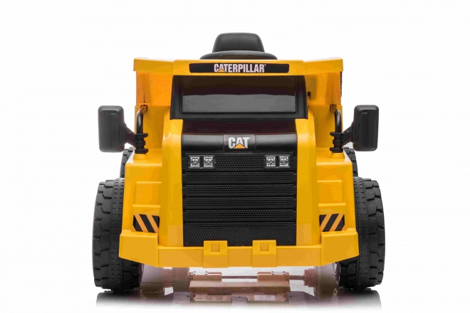 Caterpillar dětská vyklápěčka na baterii žlutá