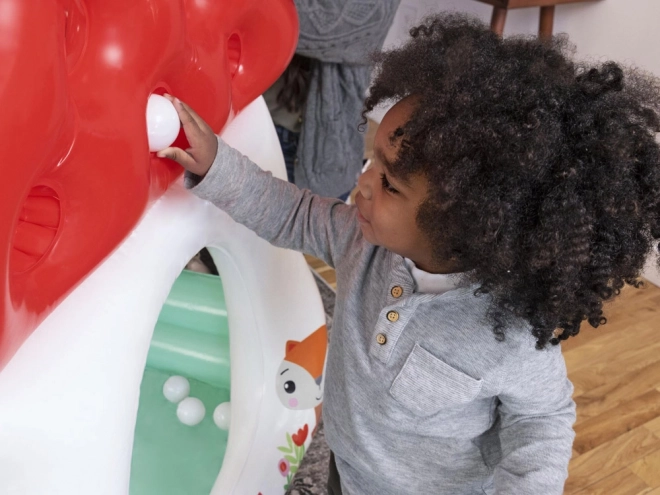 Bestway dětský nafukovací bazének s míčky hříbek MUCHOMŮRKA Fisher Price