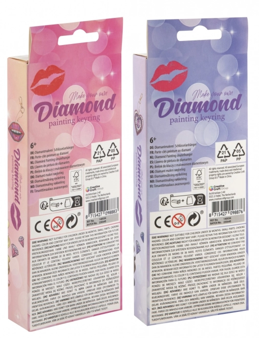 Diamantové Malování Přívěsek - Rty