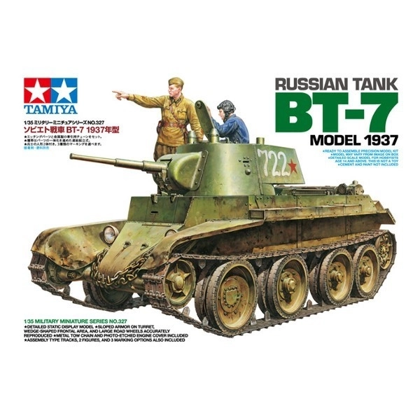 Tamiya model ruského tanku BT-7 1/35