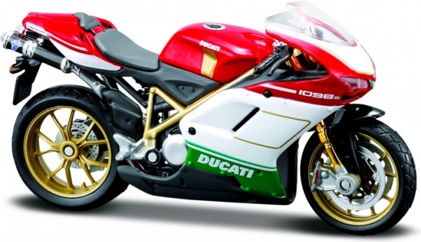 Kovový model motocyklu DUCATI 1098S 1:18 s podstavcem