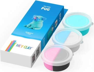 Masa plastyczna Hey Clay Figurka Pes Mops
