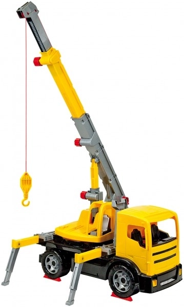 Dětský autojeřáb s plně mechanickými funkcemi