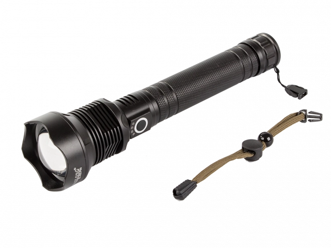 Vojenská taktická svítilna s Cree LED XHP90 Zoom Balong