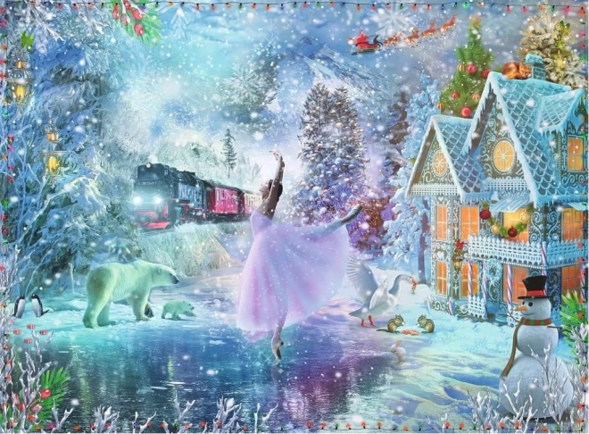 Ravensburger puzzle Zimní říše divů 300 dílků