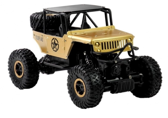Auto z dálkovým ovládáním Jeep zlaté