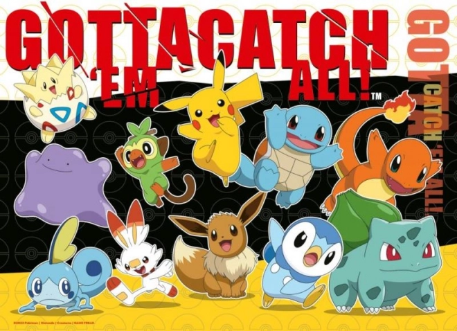 Pokémon puzzle 4x100 dílků