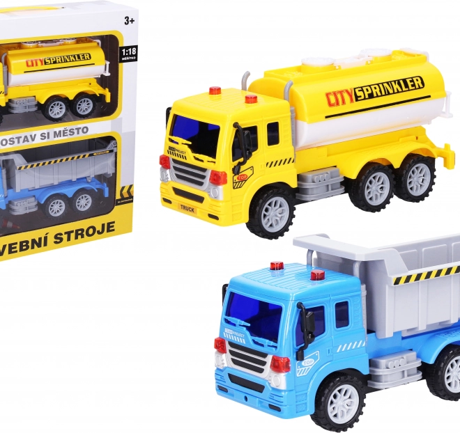 Auto nákladní a značky 2ks 25 cm - český obal