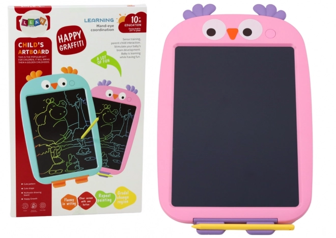 Tablet Grafický pro Kreslení pro Děti Růžový S Motivem Ptáčka