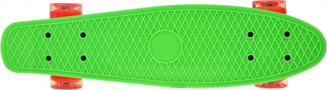 LED skateboard se svítícími kolečky