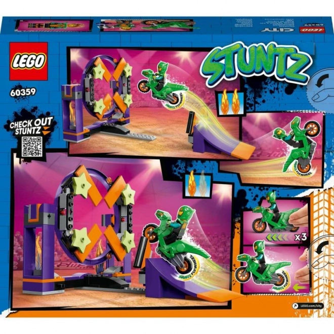 Kaskadérská výzva s rampou a obručí LEGO City Stuntz