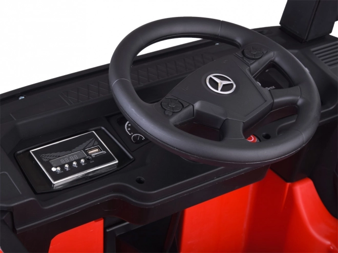 Elektrické auto TIR Mercedes Benz Actros – Červená
