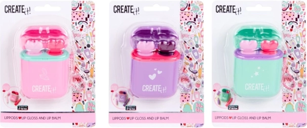 LipPods lesk a balzám na rty CREATE IT! s přívěskem na klíče