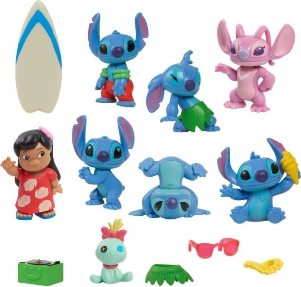 Sada figurek Stitch Deluxe