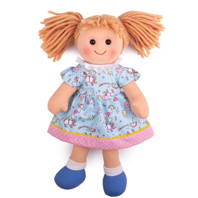 Látková panenka Olivia 34 cm