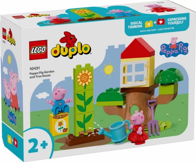 LEGO DUPLO Peppa Pig Zahrada a domek na stromě