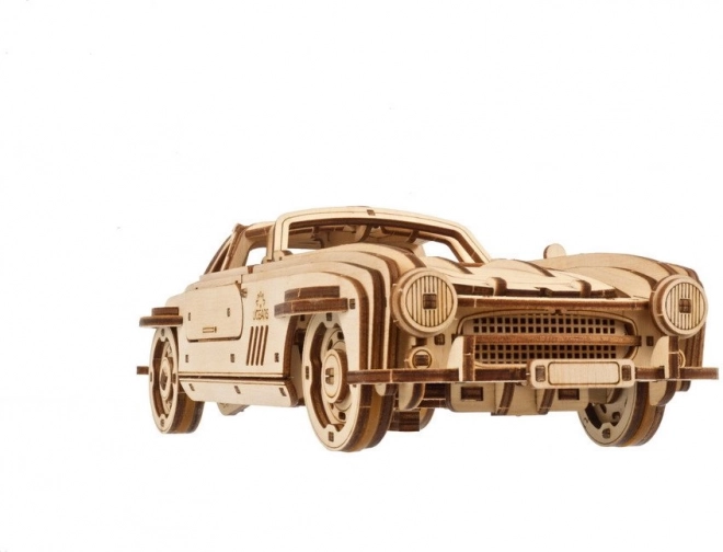 Ugears 3D dřevěné mechanické puzzle Auto Winged Sports Coupe
