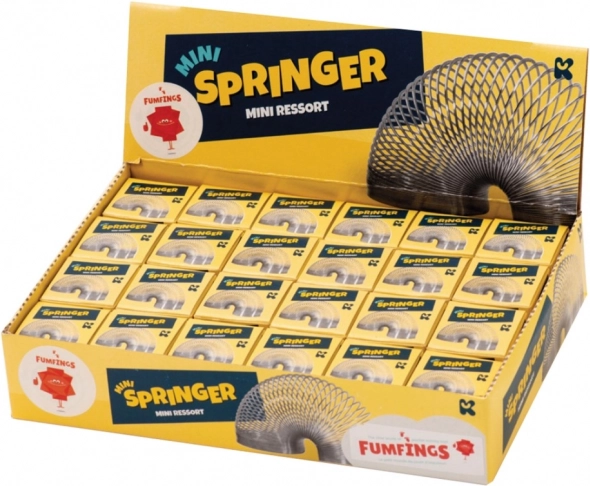 Kovová mini pružinka slinky