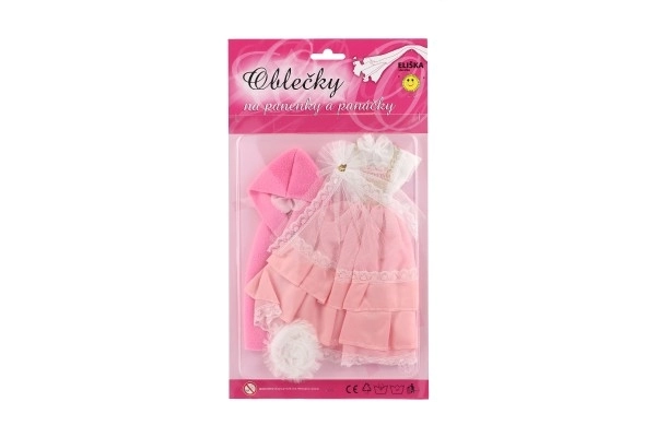 Oblečky pro panenky s doplňky - 2 kusy