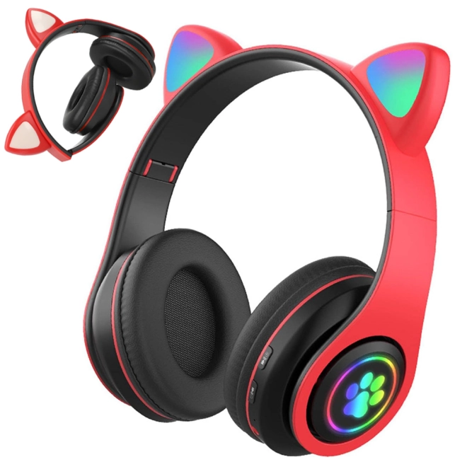RGB LED kočičí ouška pro zábavný styl